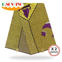 Африканская восковая ткань с принтом Анкара для шитья Анкара африканская ткань 12 ярдов нигерийская хлопковая ткань Гана для платья 90114