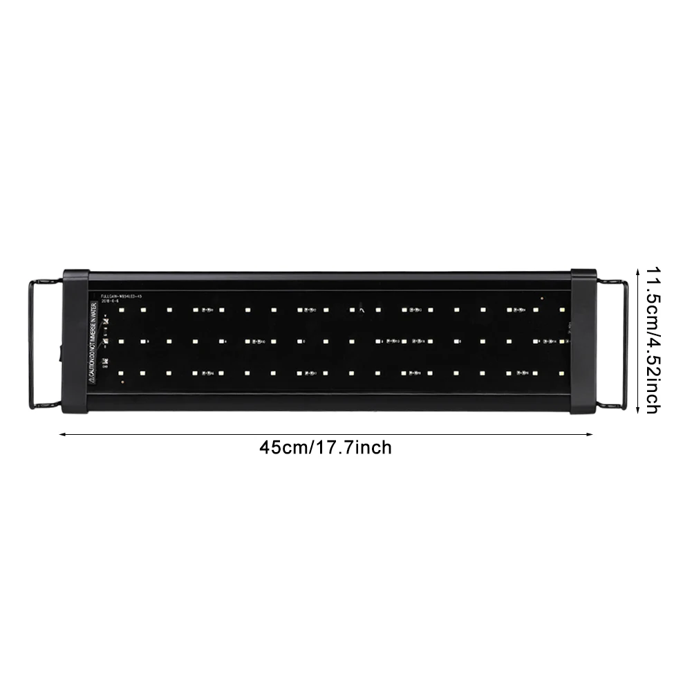 Светодиодный аквариумный светильник 30 см x 45 60 * 90 120 полный спектр для пресной