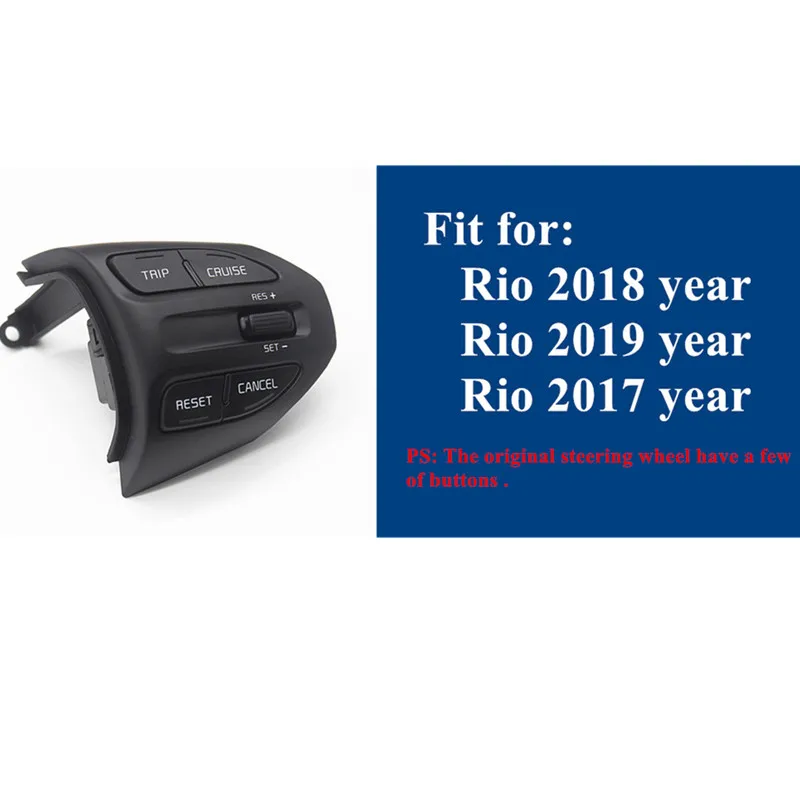 Кнопка рулевого колеса для KIA K2 RIO 2017 2018 X LINE кнопки Bluetooth телефон круиз контроль