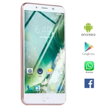 Глобальная прошивка поддержка мобильного телефона iPhone 7 Plus смартфон 5," дюйма высококачественны Fullview MTK6572 Android смартфон