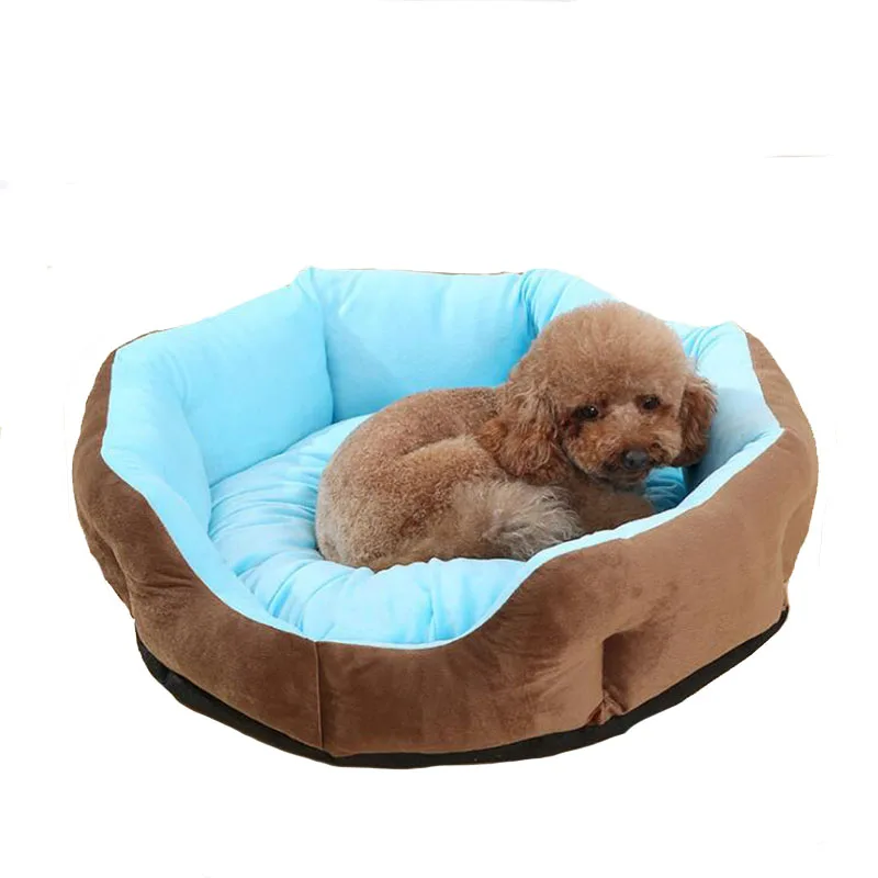 

Indoor Soft Cotton Dog Bed Round Warm Cat Litter Canine Deep Sleeping Pet Dog Mat Double sided Pet House For Small Dog