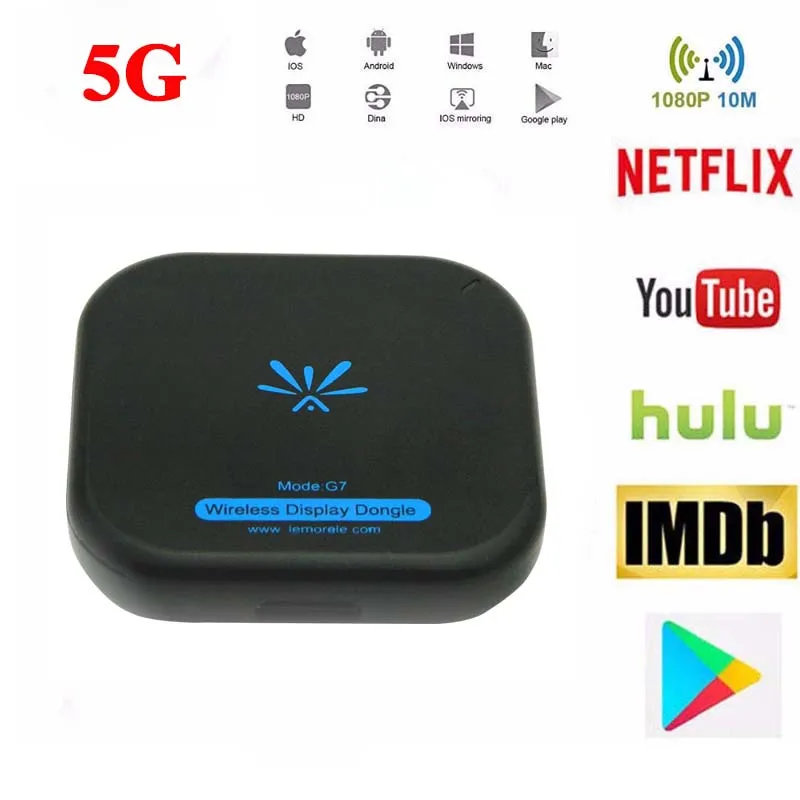 

G7 dongle wifi to hdmi 5G TV Stick WiFi Display Dongle HD Digital HDMI Miracast Media Video TV Dongle For IOS Android