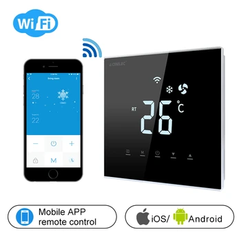 

Touch Screen LCD Temperature Regulator Central Air Conditioner WIFI Thermostat APP Control Temperature AE-XB-K