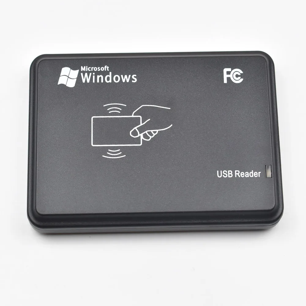 125 кГц черный USB близость Сенсор Смарт RFID кард ридер для ID карты доступа
