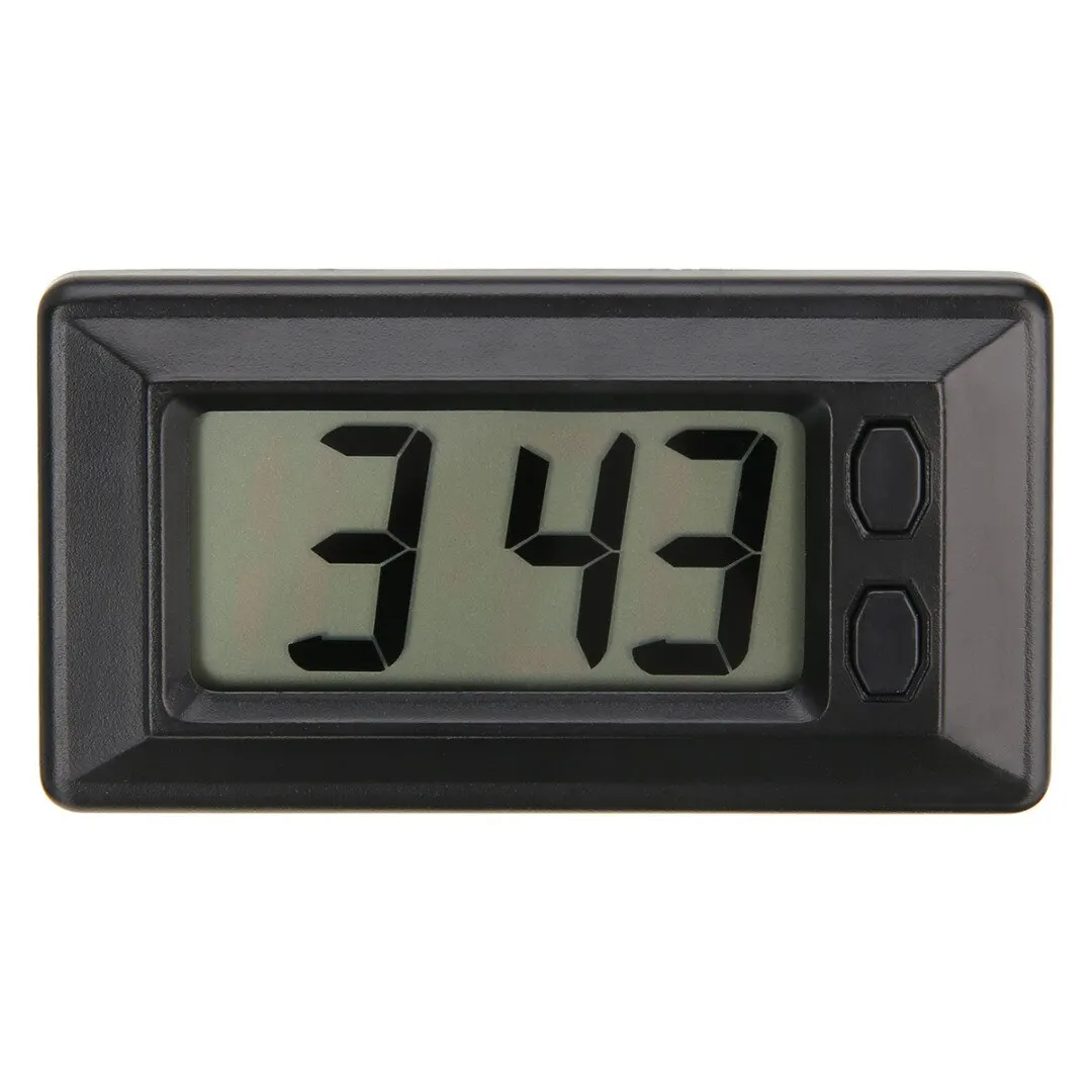 LCD Digital Watch Table Car Auto Dashboard Desk Date Time Calendar Clock Ultra-thin Electronic Clock For Home Decor