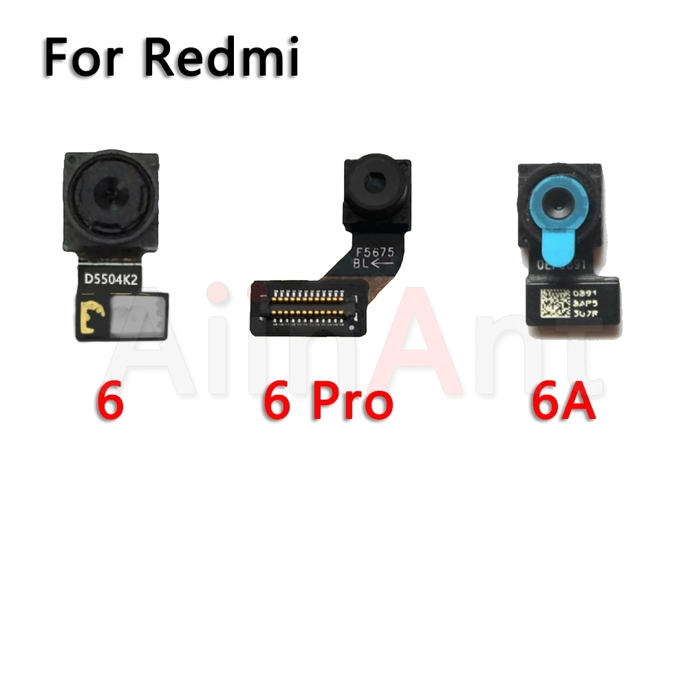 Маленькая камера Flex для Xiaomi Redmi Note 3 3s 4 4A 5 5A 6 6A Pro Global Facing фронтальная камера Flex запасные части