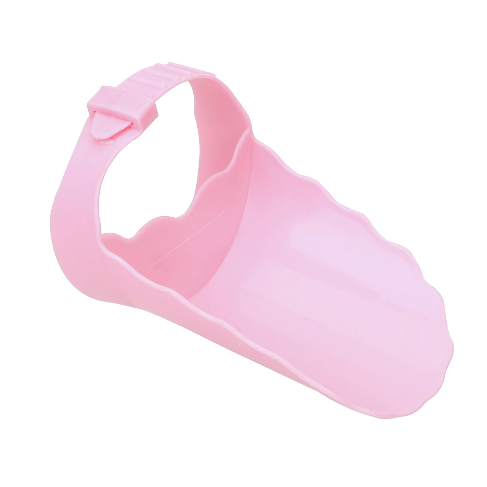 Пластиковая раковина кран-удлинитель Регулируемый Детский направляющий кран-удлинитель детское устройство для ручной стирки набор кухонных принадлежностей - Цвет: pink