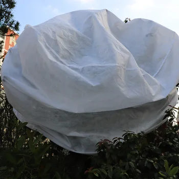 

100x100x100CM Plant Freeze Protection Covers Reusable Eco-friendly Fabric Plant Shrub Frost Jacket Cover with Drawstring