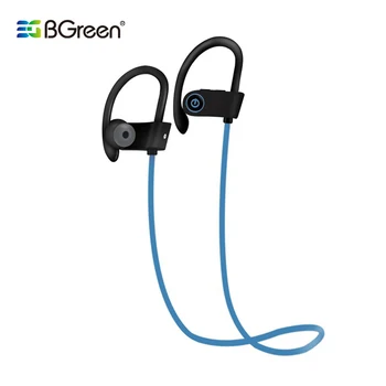 

BGreen Sports Bluetooth Earphones Wireless Stereo Sport Headset Waterproof Earphones With Ear Hook Microphone