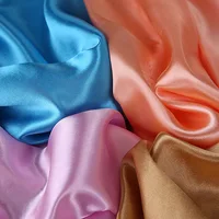Luxury Brand Silk Scarf Women Satin Solid color Hijab Scarves Muslim Pareo Bandana Female Shawl Wrap Headband Foulard 90*90cm 6