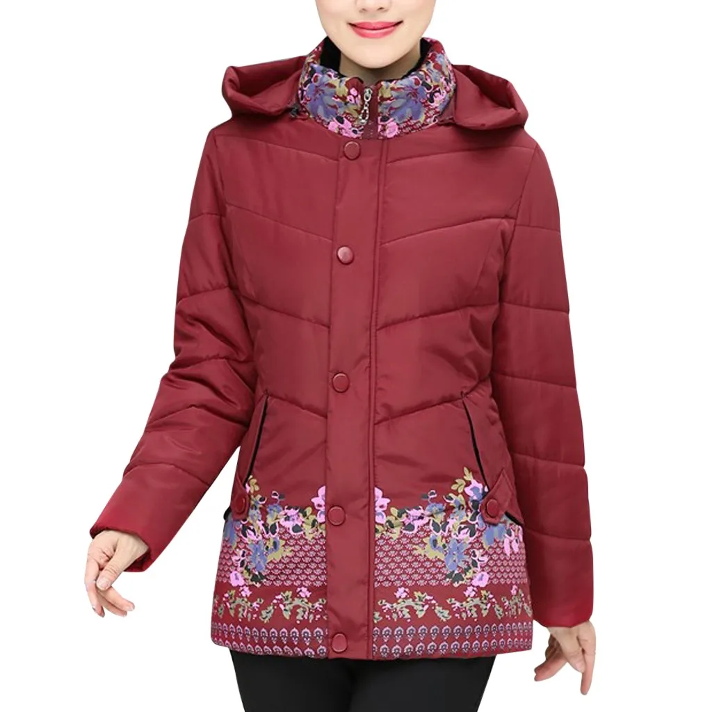 KANCOOLD, женские зимние куртки, пальто, парки, имитация танга, костюм, куртки, теплая верхняя одежда с капюшоном, большой воротник из искусственного меха - Цвет: WE