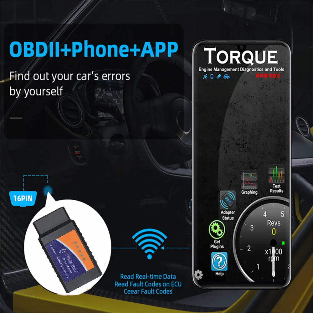 Elm327 V1 5 Pic18f25k80 Chip Obd2 Code Reader Bluetooth Car Aliexpress