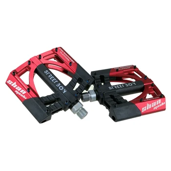 

SHANMASHI Bike Pedals 3 Bearings Ultralight Bike Platform Pedals Bicycle Pedal Accessories for MTB Road Bike