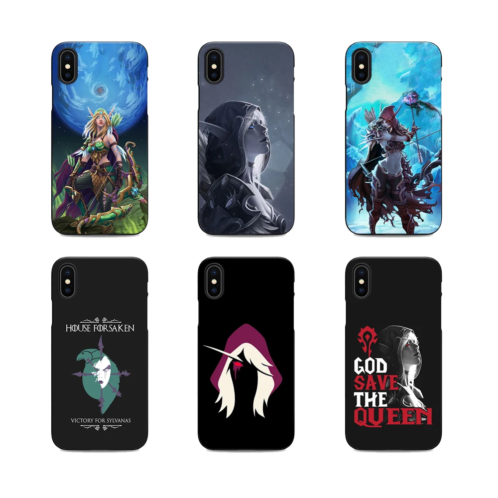 

wow sylvanas windrunner soft Silicone black cover phone case for iPhone XR XS MAX 6 7 8 plus 5 5s 6s se for Apple X 10 Housing