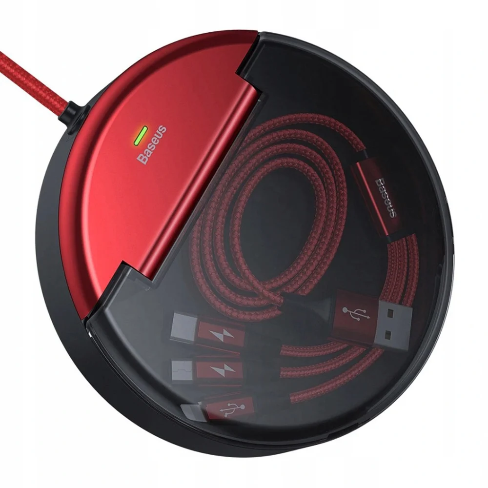 Зарядная станция Baseus Car Sharing Charging Station(Type-C+Dual USB with Three-in-one M+L+T Data Cable) автомобильный