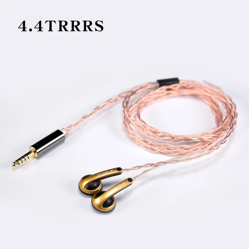 DI Copper 4.4TRRRS Предприятие электроники VE из мультфильма «Холодное сердце» LL вкладыши 3,5 2,5 4,4 типа c, разрисованное лебедями - Цвет: DI Copper 4.4TRRRS