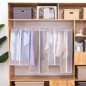 

Garment Garment Dust Cover Non-woven Hanging Clothes Bag for Storage Clothes Hanging Suit HG99