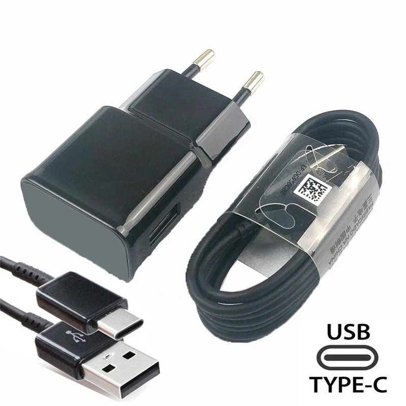 For Samsung S10 A50 A70 Fast Charger USB Type-C Cable Adaptive Fast Charging Charger for Samsung S10E S10 plus S9 S8 Note 10 8 9 65w charger