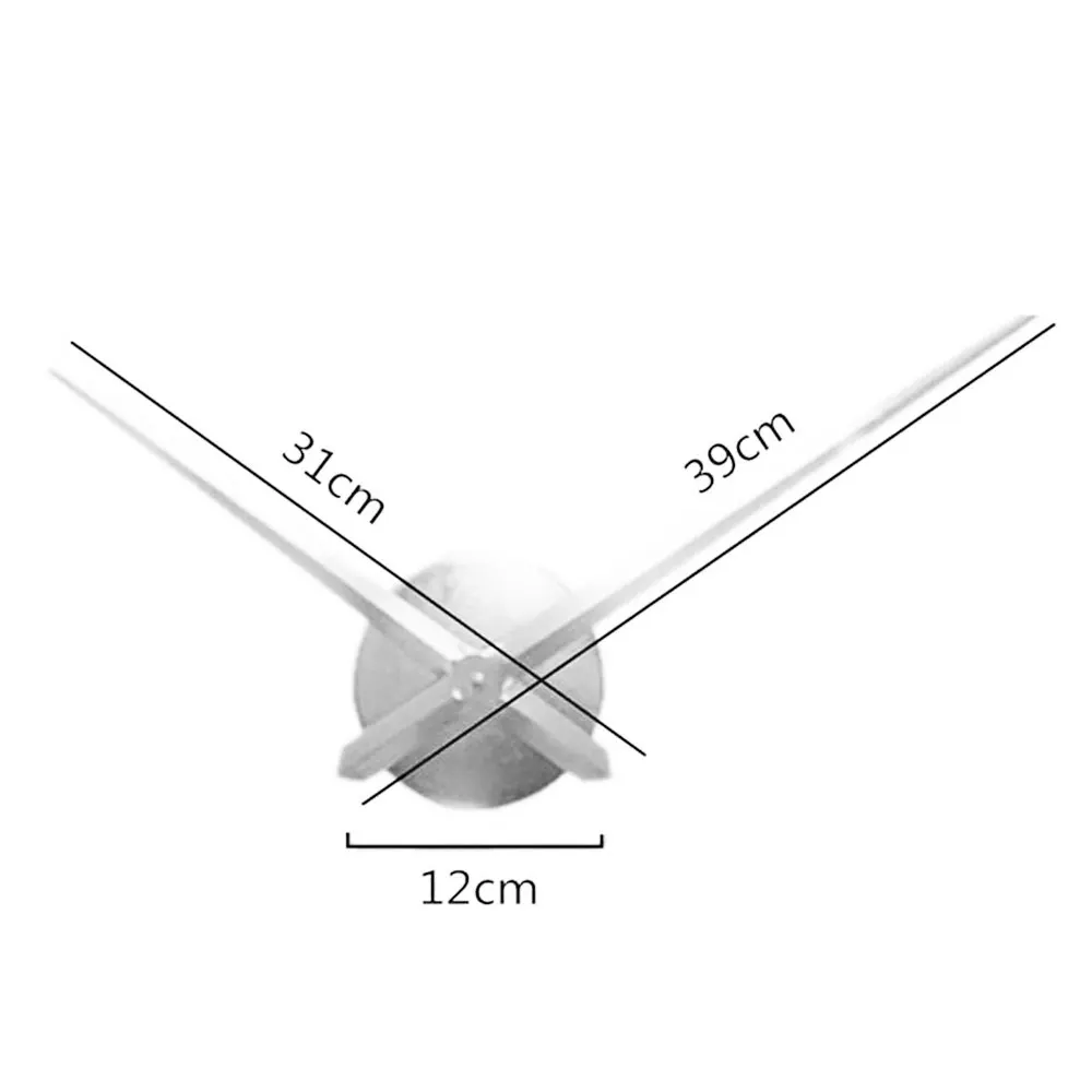 Square Wall Clock Sticker Mirror Clock Mirror Wall Clock Diy Home Decor TV Background Mural Bedroom Creative Removable