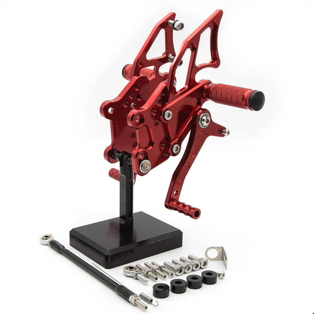 CNC Алюминиевый Регулируемый подножек для мотоцикла Rearset задний Набор подножек педаль Подножка для KAWASAKI NINJA 300R EX300 2013