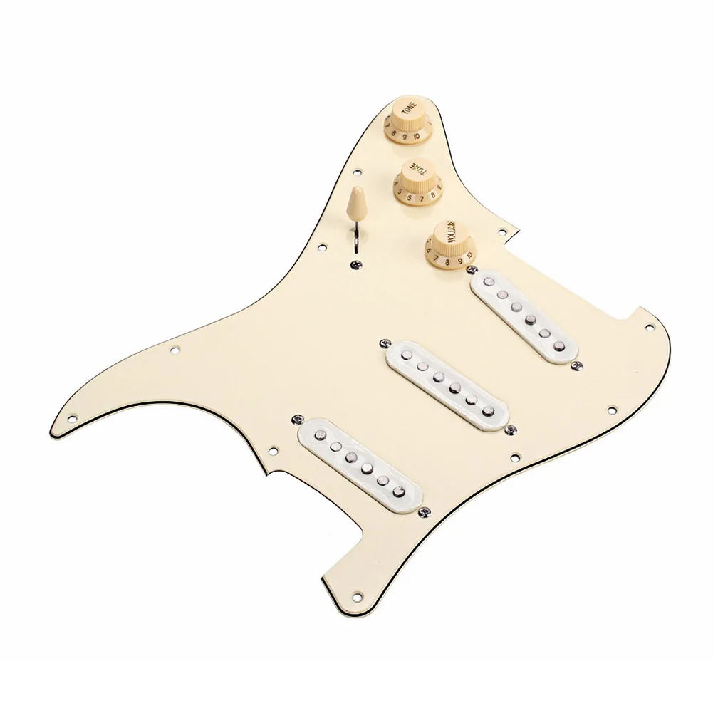 Профессиональные предпроводные загруженные SSS Pickguard пикапы для ST Запчасти для электрической гитары