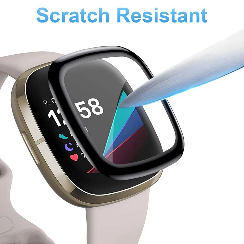 Fitbit Versa 3 ȣ Ŀ  3D ȣ ʸ fitbit ũ   ڸ ׷̵ ü ȭ ȣ ( ƴ)
