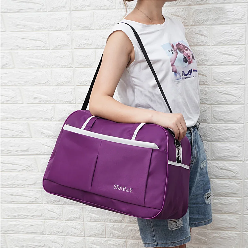 Унисекс прочная дорожная сумка Оксфорд сумка мужская мода viaje Duffle Tote Большой Sac De повседневные сумки на плечо для женщин XA817WB
