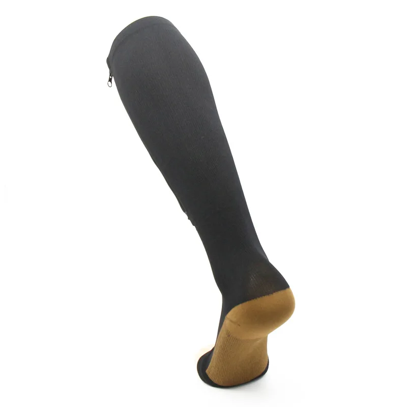 Foreign Trade Hot Sales TV Product Zip Sox Socks Christmas Elasticity Sports for Both Men And Women Pressure Socks