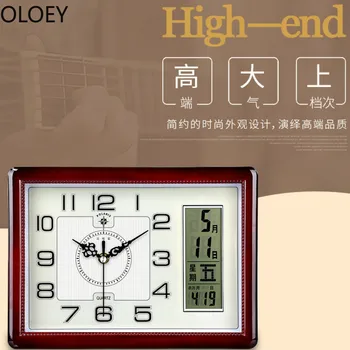 

Night Light Digital Wall Clock Led Calendar Modern Silent Clock Mechanism Temperature Office Kitchen Clocks Wall Home Decor 2020