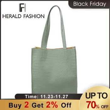 

Handbag Women Bags Designer Crocodile Pattern Shoulder Bag Famous Brand Leather Ladies Handbag High Capacity Tote Bag Sac A Main