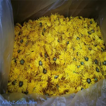 

2020 3A Gold Wire Chrysanthemum Tea Fresh Natural Organic Flower Tea Green Food For Weight Loss Health Care Kung Fu Tea