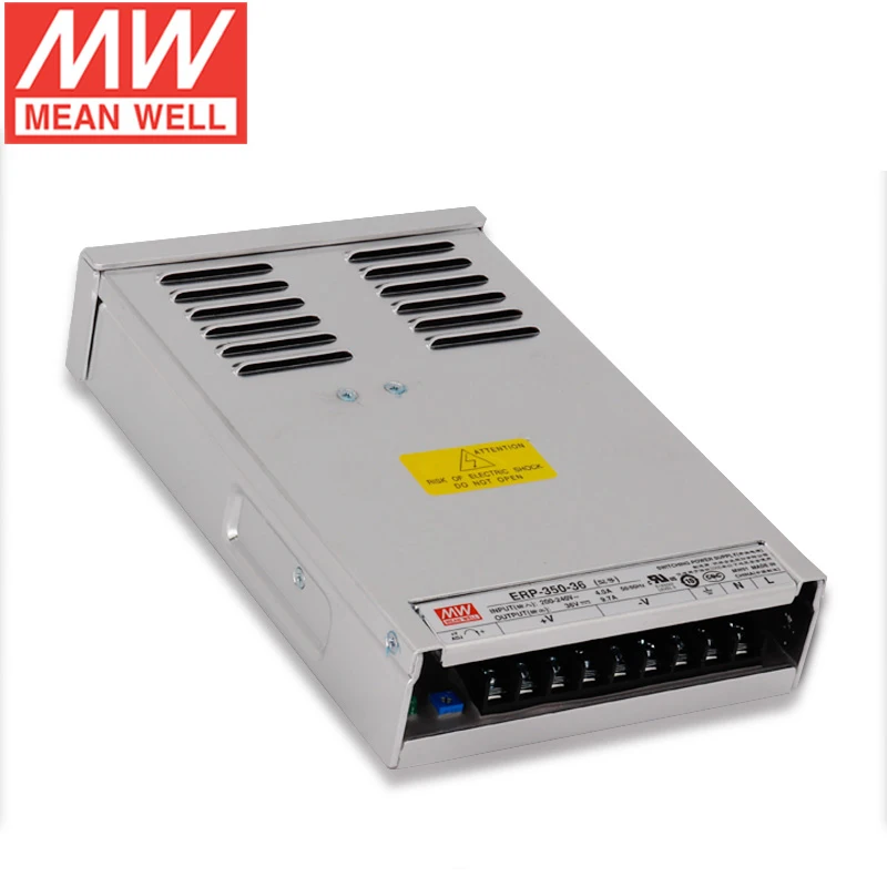 Бренд MEAN WELL представляет ERP-350-36 350W 9.7A е-байка 36В дождь доказательство светодиодный Питание 220VAC для е-байка 36В постоянного тока трансформатор