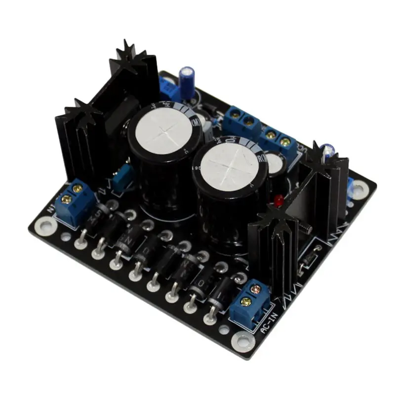 Lt1083Cp мощность Регулируемый источник питания доска Hifi Двойной линейный выходная мощность переменного тока 0-34 в из постоянного тока 0-48 В