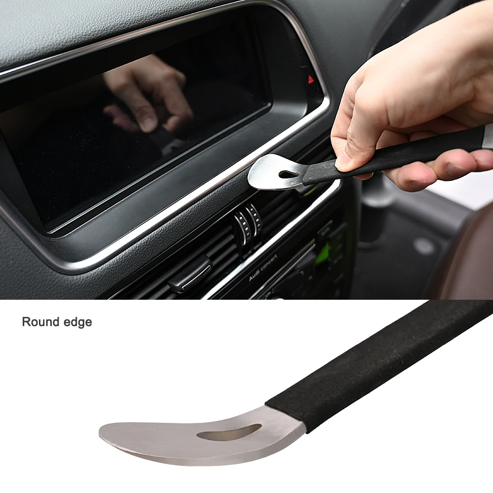 FOSHIO Car Interior Disassembly Installing Repair Tool Vehicle Radio Door Clip Panel Trim Audio Dashboard Removal Metal Pry Tool