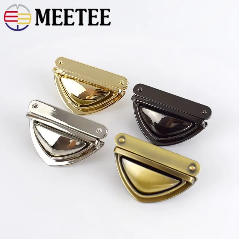 

2/4pcs Duck Tongue Bag Lock Metal Side Release Buckles Handbag Metal Turn Lock Snap Clasps Closure DIY Hardware Accessories