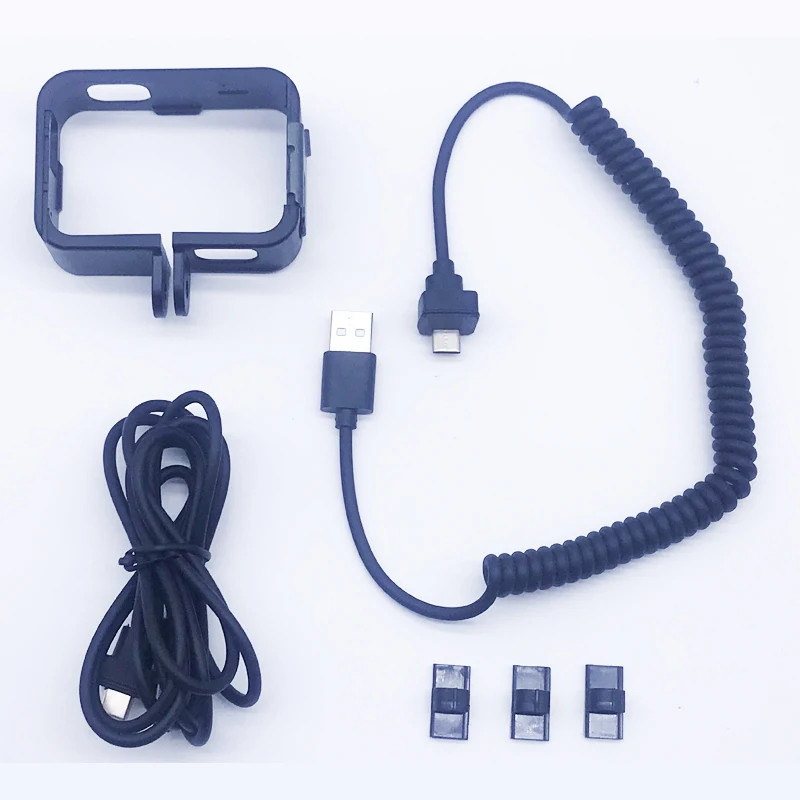 SJCAM SJ9 серия защитная рамка держатель пластиковая рамка с шлемом USB кабель для SJ9 Strike/sj9 Max 4K экшн-камеры