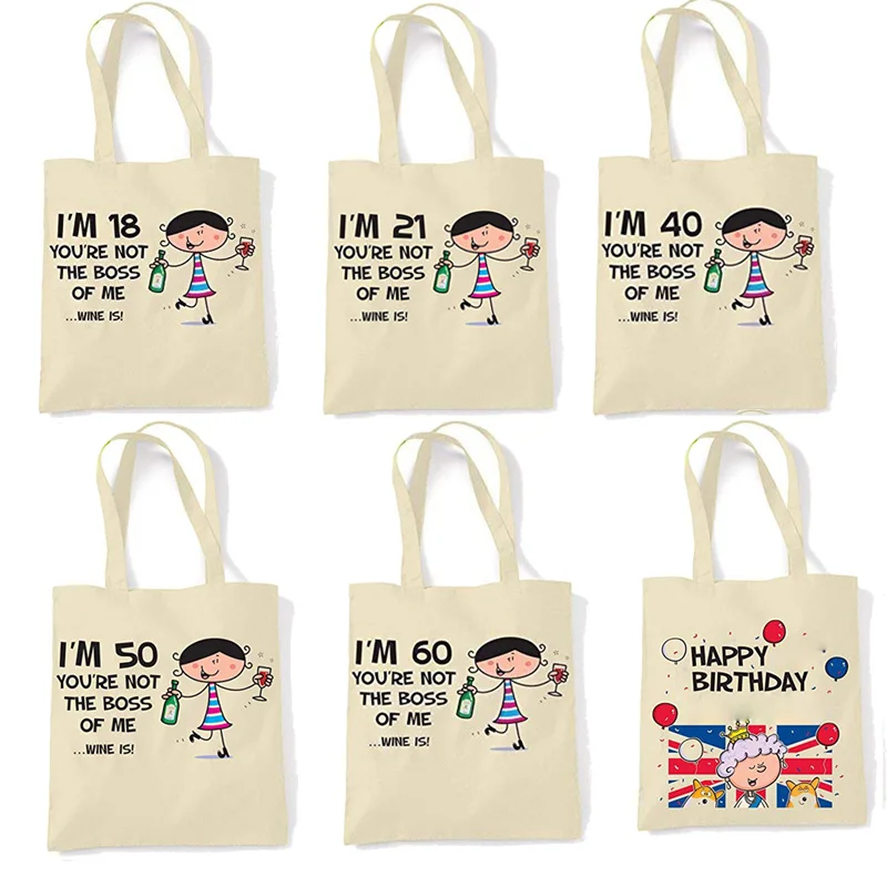 80th Party Cotton Tote Bag Birthday Presents Gifts Year 1939 Shopper Shopping 