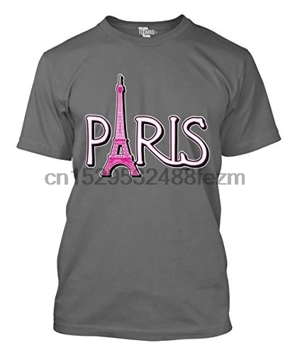 Мужская футболка с изображением Парижа и Французской Эйфелевой башни |