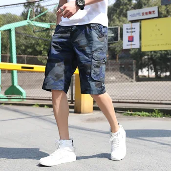 

ZOGAA Cargo Shorts Mens Cool Camouflage Summer Cotton Casual Short Pants Male Brand Clothing Comfortable Camo Men Cargo Shorts