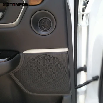 

For Honda CR-V CRV 2017 2018 2019 Carbon Fiber Inside Door Loud Speaker Cover Trim Audio Decoration Strip Inner Car Accessories
