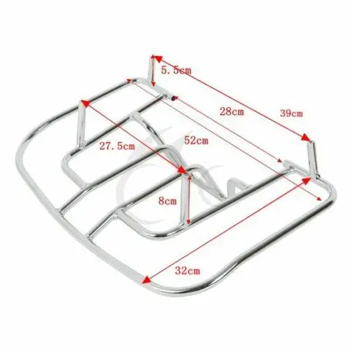 Мотоцикл Tourbox Монтажная багажная стойка для Honda GL1800 Goldwing 1800 2001
