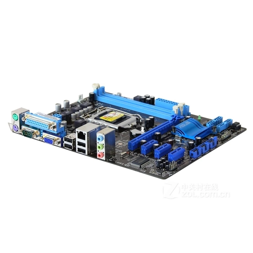 Asus P8H61-M LX настольная материнская плата H61 Socket LGA 1155 для Core i3 i5 i7 DDR3 16G SATA2 USB2.0 uATX оригинальная б/у материнская плата