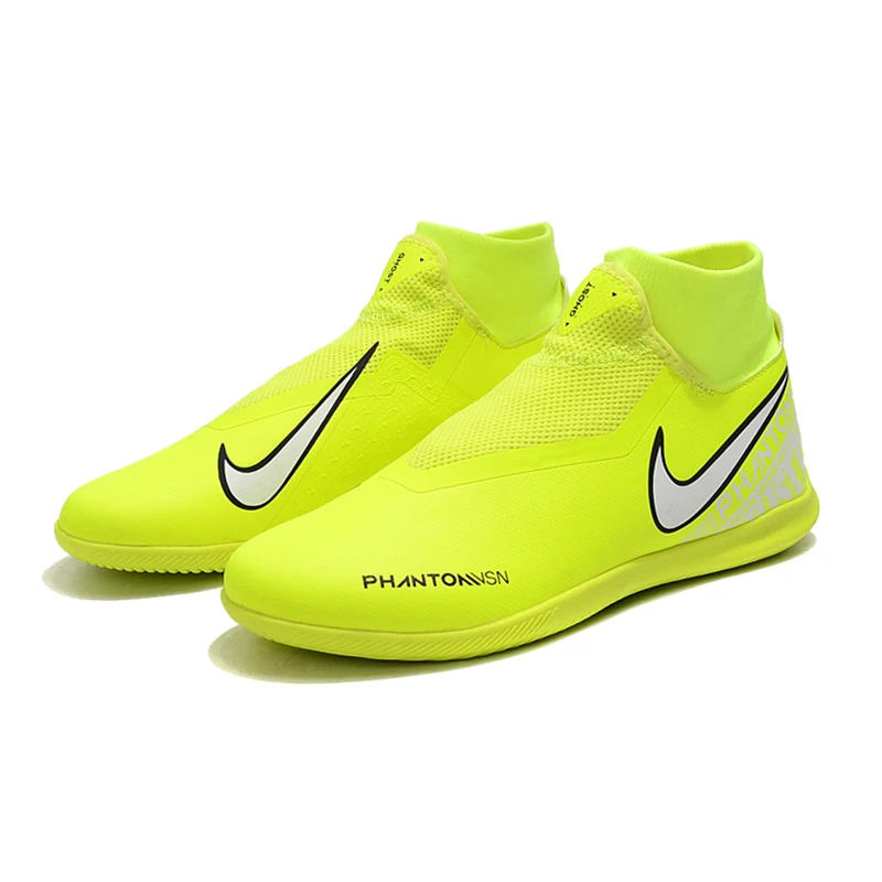 Nike Phantom Vison Academy DF IC; большие размеры 39-45 Футбол бутсы кроссовки Для мужчин Мужская футбольная обувь Zapatillas Deportivas Hombre; большие размеры