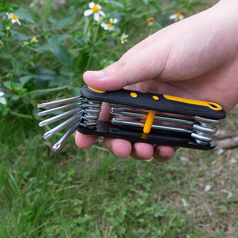 8 в 1 Многофункциональный складной мини-отвертки набор складной Torx Star Key Bit Отвертка гаечный ключ набор T9 T20 наборы инструментов
