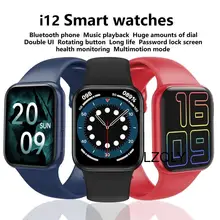 Montre connectée I12 pour hommes femmes, moniteur de fréquence cardiaque, de pression artérielle, moniteur de sport, étanche, pour Apple Huawei Xiaomi 