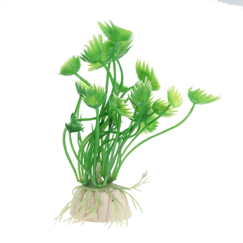 10 х смешанных искусственных аквариумных аквариумов с водным растением