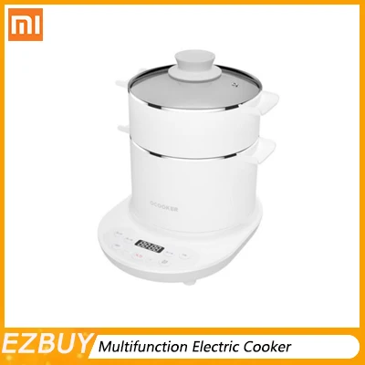 

Xiaomi Mijia QCOOKER Multifunction Electric Cooker Kettle Hot Pot Grill Plate with Steamer Egg Boiler