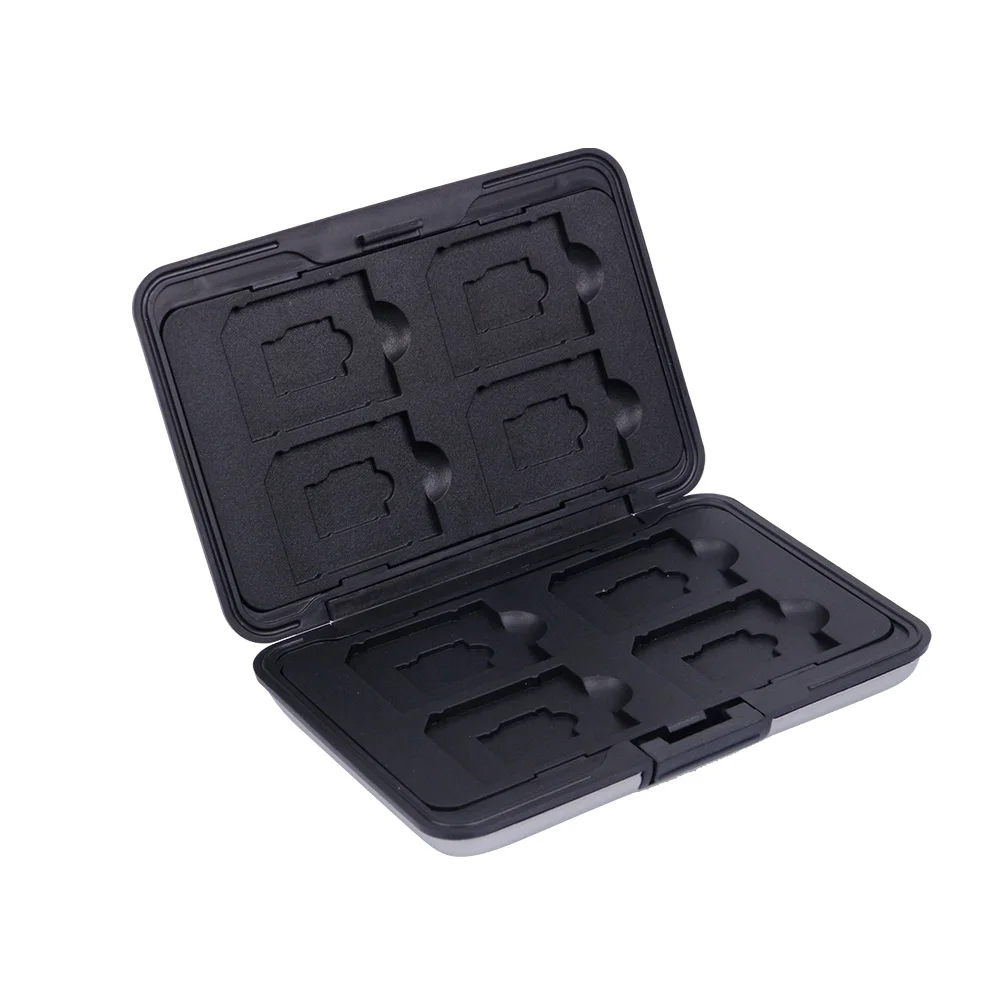 Conveniente para Transportar Suporte de Armazenamento de Cartão Caixa de Cartão de Memória de Alumínio com 16 8 + 8 para Micro Pces Compartimentos Sdhc Sdxc 2 sd - - Image 5