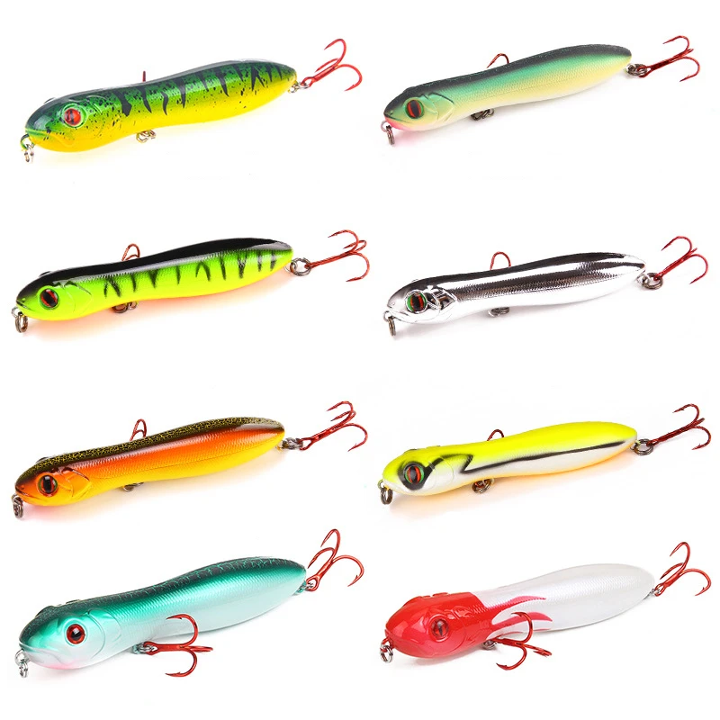 7.2cm 8g Colorful Paint Hard Floating Fishing Lure Plastic Popper