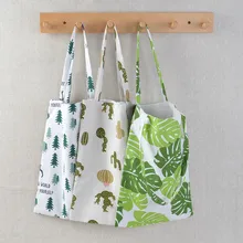 Женская сумка-тоут, сумка для покупок, Брезентовая сумка, трендовая Сумка-тоут, художественная, свежая, Экологичная, Экологичная, reutilizables 12C